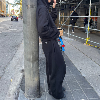 [SALE]PEACE OUT Sweat Pants (Black) 25AW